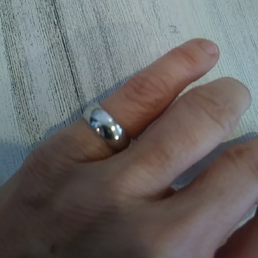 Sterling Silver Wedding Band Rings View 4